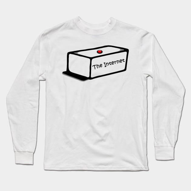 The Internet Long Sleeve T-Shirt by KittenKirby